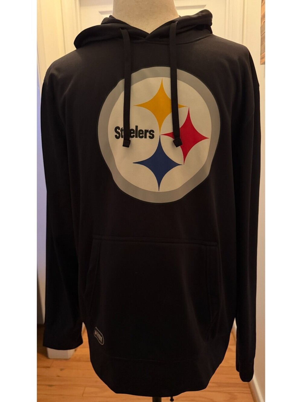 Pittsburgh Steelers New Era NFL Team Apparel Pullover Hoodie Sweatshirt Black